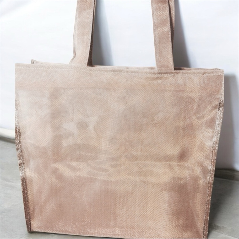 Christian Dior Beauty Mesh Embroidered Gold Star Large Tote NWT - Picture 2 of 9